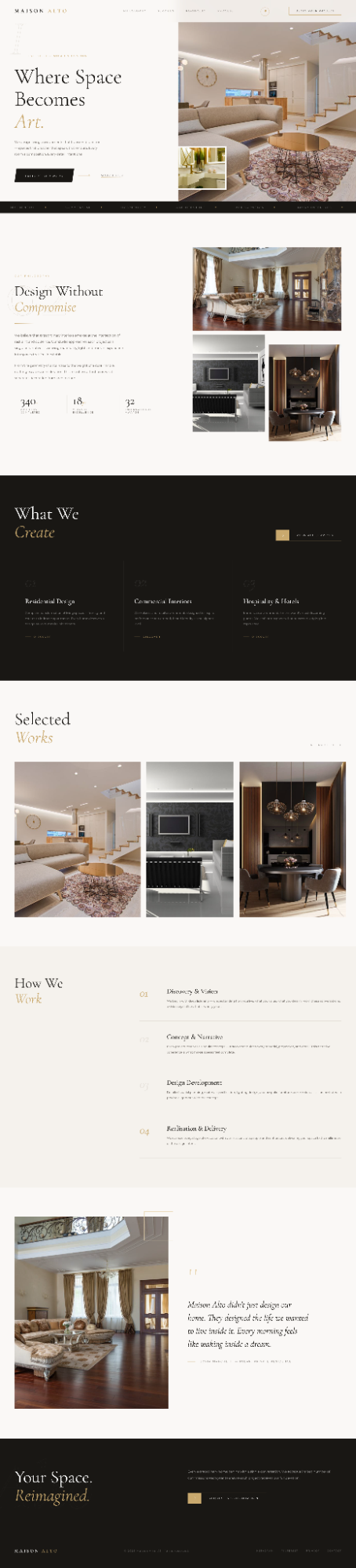 Interior design website